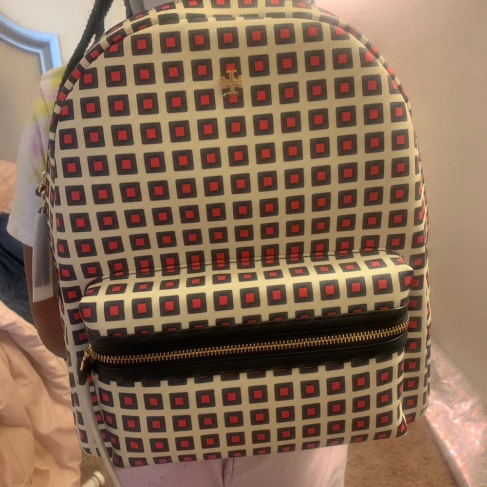 New Tory Burch leather backpack